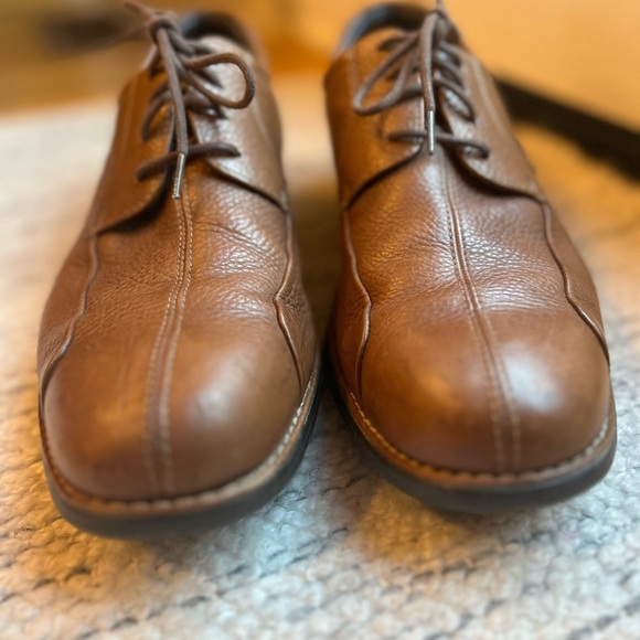 Johnston & Murphy Men’s Tie Ups Leather Sheepskin Derby Lightweight Oxfords main image 4